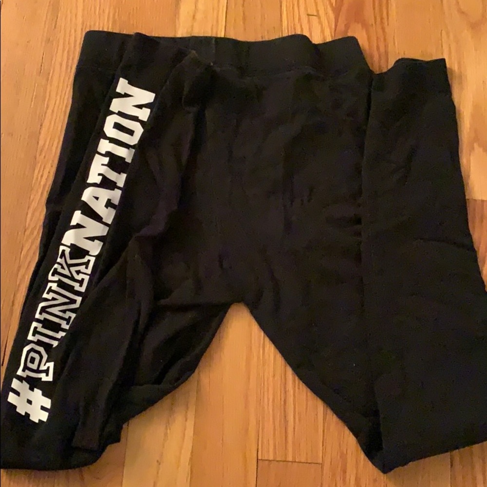 Black Pink Nation Leggings